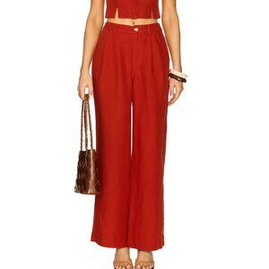 Onia Air Linen Pleated Trouser - Size 2 - NWT